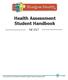 Health Assessment Student Handbook