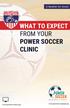 WHAT TO EXPECT FROM YOUR POWER SOCCER CLINIC