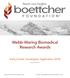 Webb-Waring Biomedical Research Awards