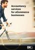 Accountancy services for ecommerce businesses