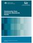 1. OVERVIEW OF THE COMMUNITY CARE COMMON STANDARDS GUIDE