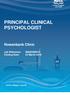 PRINCIPAL CLINICAL PSYCHOLOGIST. Rowanbank Clinic