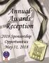 Annual Awards Reception