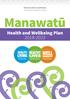 Manawatū Health and Wellbeing Plan