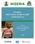 NIGERIA MAKING REACHING EVERY WARD OPERATIONAL. A step towards revitalizing Primary Health Care in Nigeria