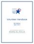 Volunteer Handbook 6th Edition April 2013