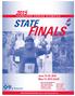 FINALS STATE. June 19-25, 2015 May 12, 2015 (Golf) TENNESSEE SENIOR OLYMPICS