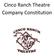 Cinco Ranch Theatre Company Constitution