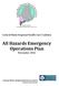 All Hazards Emergency Operations Plan