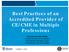 Best Practices of an Accredited Provider of CE/CME in Multiple Professions