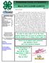 Trempealeau County 4-H Newsletter. March 2016 CLOVER dispatch