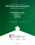 CANADIAN HOME CARE ASSOCIATION 2017 Home Care Summits. Making home care better ACCOUNTABLE CARE NOVEMBER HALIFAX. The Westin Nova Scotian