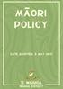 MaORI POLICY DATE ADOPTED: 9 MAY 2017