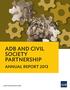 ADB AND CIVIL SOCIETY PARTNERSHIP