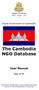 The Cambodia NGO Database