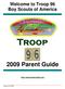 Welcome to Troop 96 Boy Scouts of America Troop 2009 Parent Guide