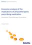 Economic analysis of the implications of physiotherapists prescribing medication. Australian Physiotherapy Association