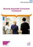 Nursing Associate Curriculum Framework