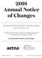 2018 Annual Notice of Changes