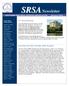 SRSA Newsletter. SOUTHERN REGIONAL SCIENCE ASSOCIATION January 2005