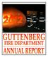 GUTTENBERG FIRE DEPARTMENT 2012 ANNUAL REPORT