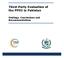 Third-Party Evaluation of the PPHI in Pakistan. Findings, Conclusions and Recommendations TRF. Technical Resource Facility
