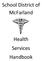 School District of McFarland. Health Services Handbook