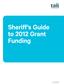 Sheriff s Guide to 2012 Grant Funding