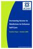 Increasing Access to Medicines to Enhance Self Care