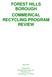 FOREST HILLS BOROUGH COMMERICAL RECYCLING PROGRAM REVIEW