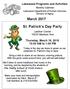 St. Patrick s Day Party