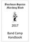 Boardman Spartan Marching Band. Band Camp Handbook