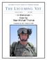 THE LYCOMING VET. ~ In Memoriam ~ Master Sgt. Sean Michael Thomas LYCOMING COUNTY OFFICE OF VETERANS AFFAIRS. December 28, 1973 ~ March 27, 2007
