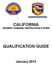 CALIFORNIA INCIDENT COMMAND CERTIFICATION SYSTEM QUALIFICATION GUIDE