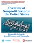 Overview of Nonprofit Sector in the United States