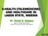 E-HEALTH (TELEMEDICINE) AND HEALTHCARE IN LAGOS STATE, NIGERIA
