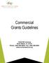 Commercial Grants Guidelines NE 8 Avenue North Miami, FL Phone: (305) Fax: (305)