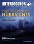 HURRICANES INTERLOCUTOR THE DAY AFTER THE DFWHC. What North Texas hospitals did during one of the worst hurricane seasons in more than 50 years.