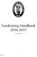 Fundraising Handbook Revised 07/20/16