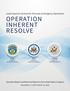 Lead Inspector General for Overseas Contingency Operations OPERATION INHERENT RESOLVE
