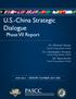 U.S.-China Strategic Dialogue Phase VII Report