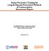Kenya Preservice Training for Long-Acting and Permanent Methods of Contraception: Assessment Report