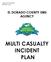 MULTI CASUALTY INCIDENT PLAN