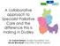 A collaborative approach to Specialist Palliative Care and the difference this is making in Dudley