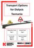 Transport Options for Dialysis Tasmania