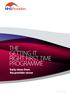 THE GETTING IT RIGHT FIRST TIME PROGRAMME