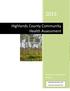 Highlands County Community Health Assessment