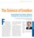 The Science of Emotion