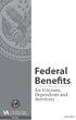 Federal Benefits. for Veterans, Dependents and Survivors. i 2016 Edition