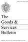 Volume 31, Issue 2, January 12, The Goods & Services Bulletin. Published by: The Secretary of the Commonwealth, William Francis Galvin